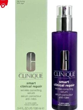 Clinique Smart Clinical Repair Wrinkle Correcting Serum 3.4oz / 100ml Jumbo New